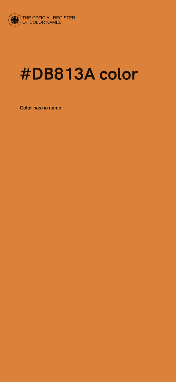 #DB813A color image