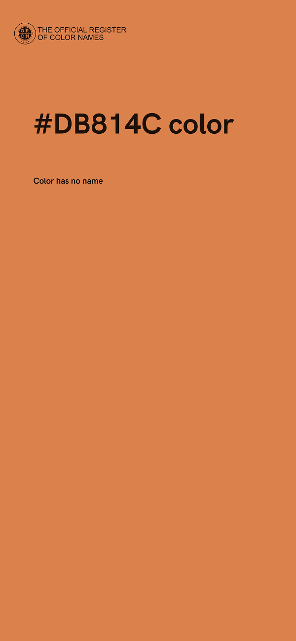 #DB814C color image
