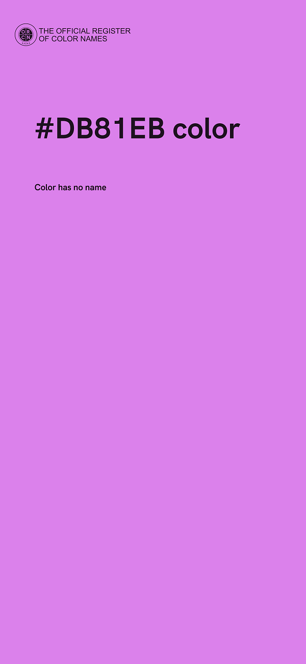 #DB81EB color image