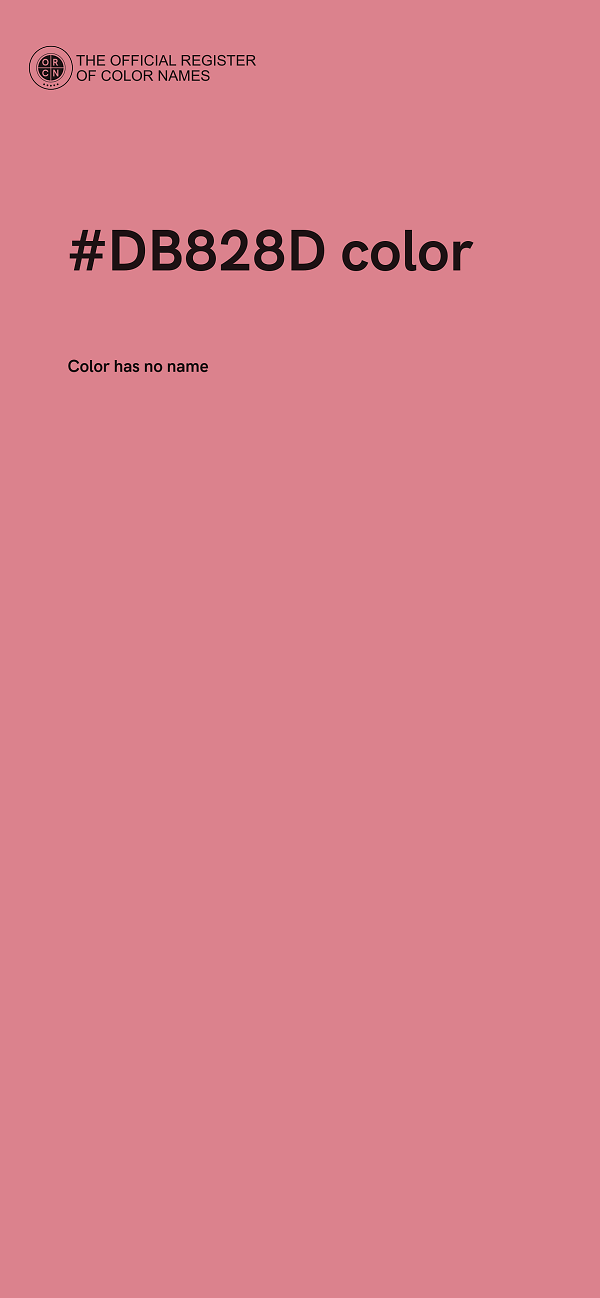 #DB828D color image