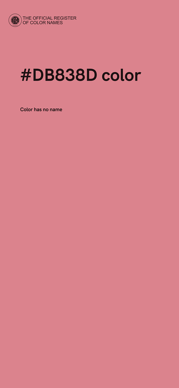#DB838D color image