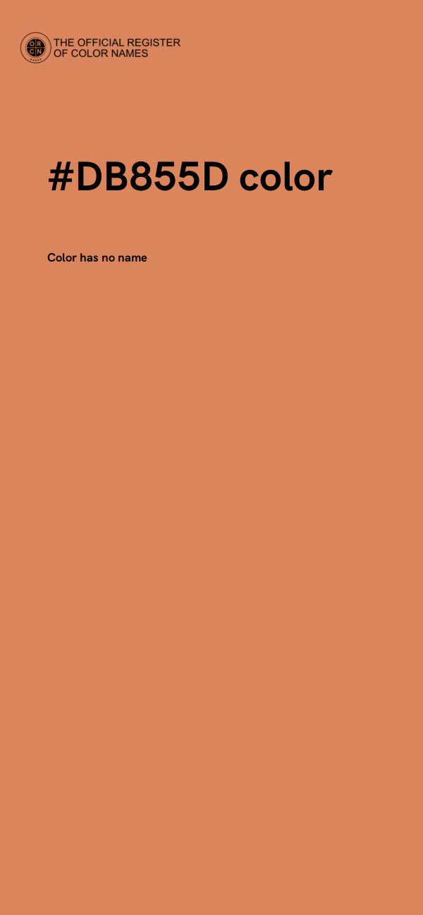 #DB855D color image