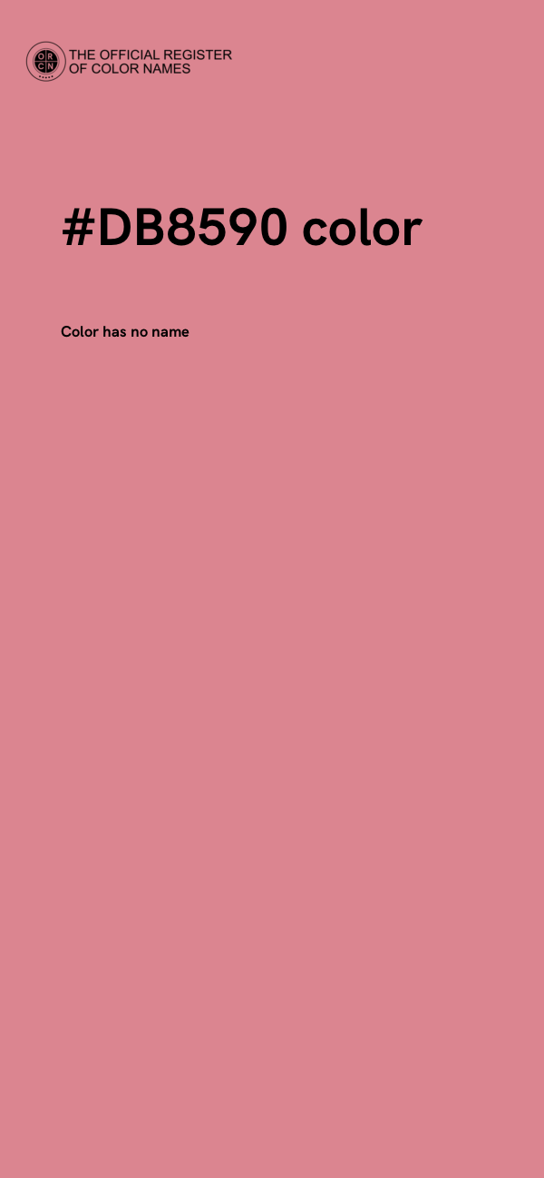 #DB8590 color image