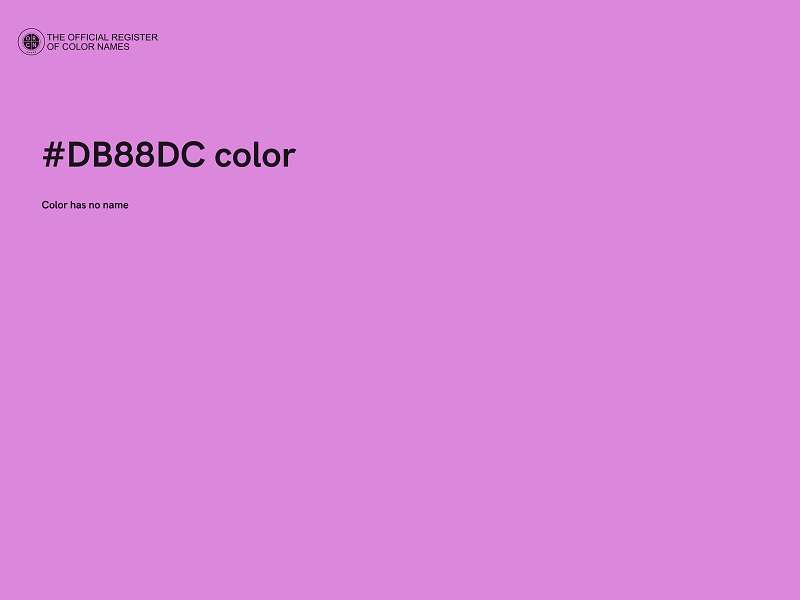 #DB88DC color image