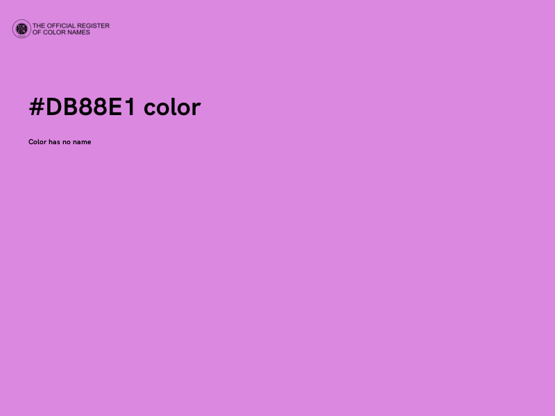 #DB88E1 color image