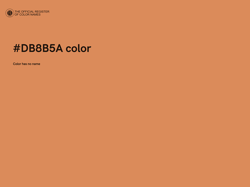 #DB8B5A color image