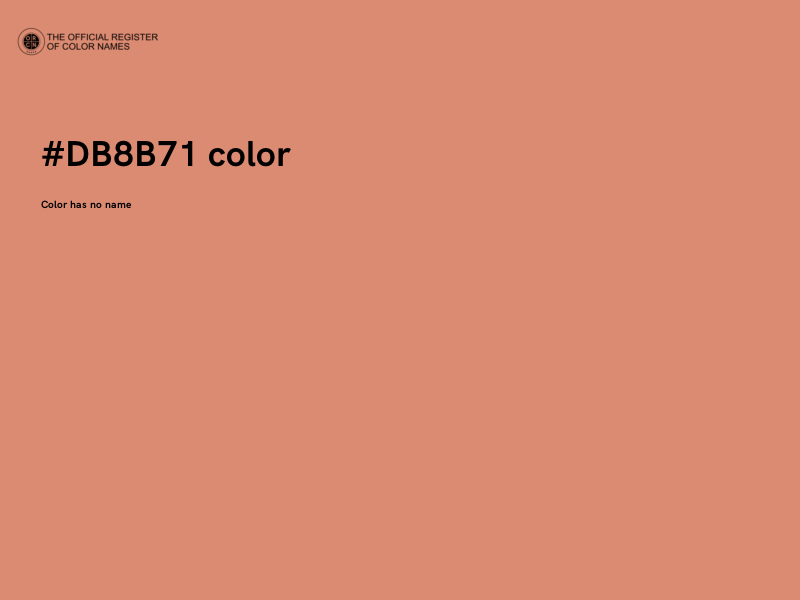 #DB8B71 color image