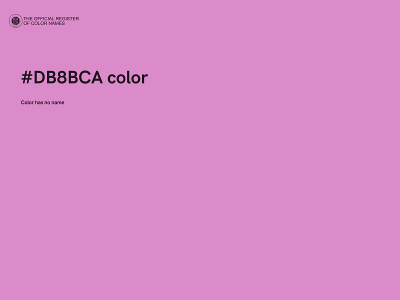 #DB8BCA color image