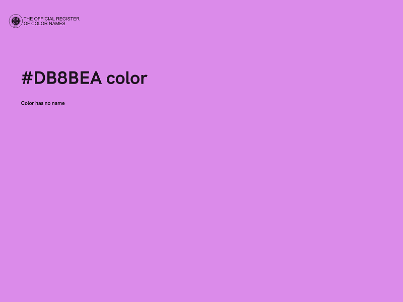 #DB8BEA color image