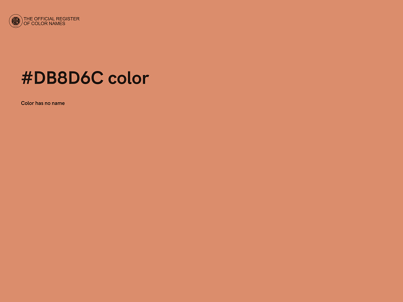 #DB8D6C color image