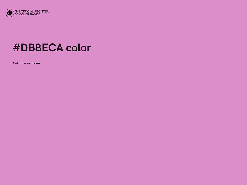 #DB8ECA color image