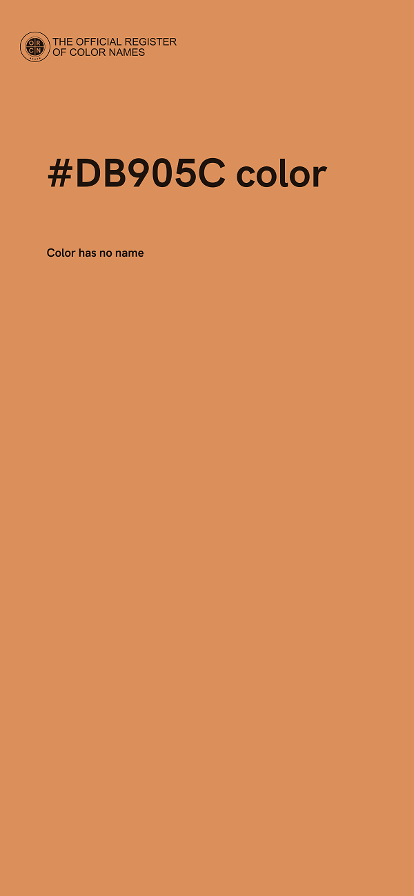 #DB905C color image