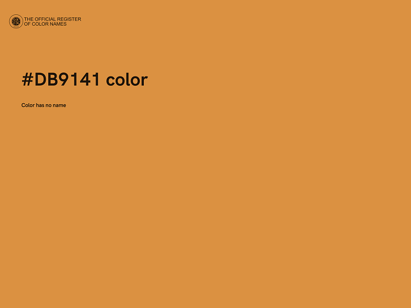 #DB9141 color image