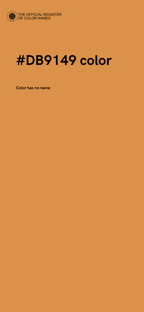 #DB9149 color image