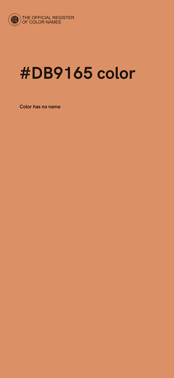 #DB9165 color image