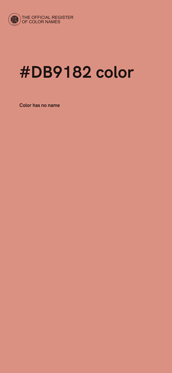 #DB9182 color image