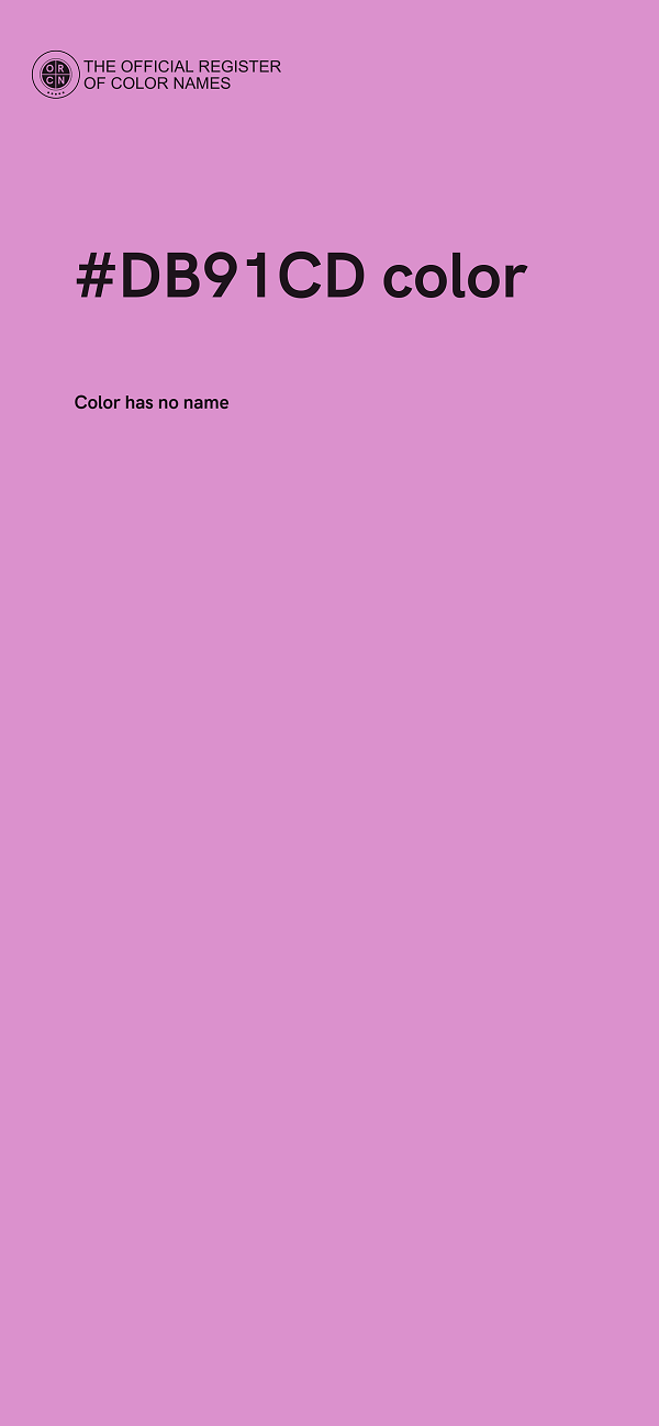 #DB91CD color image