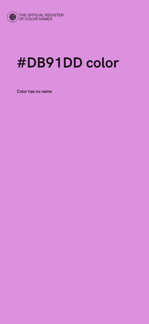 #DB91DD color image