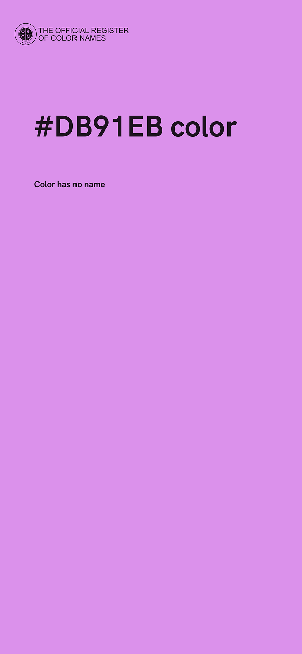 #DB91EB color image