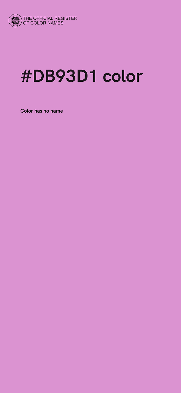 #DB93D1 color image