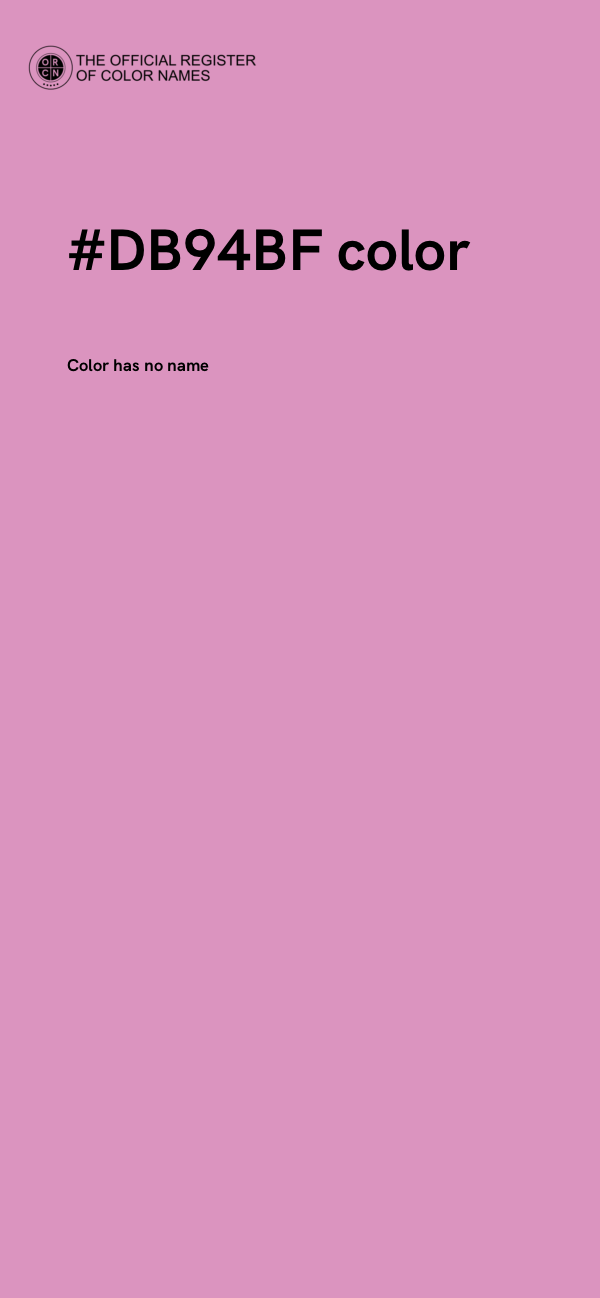 #DB94BF color image