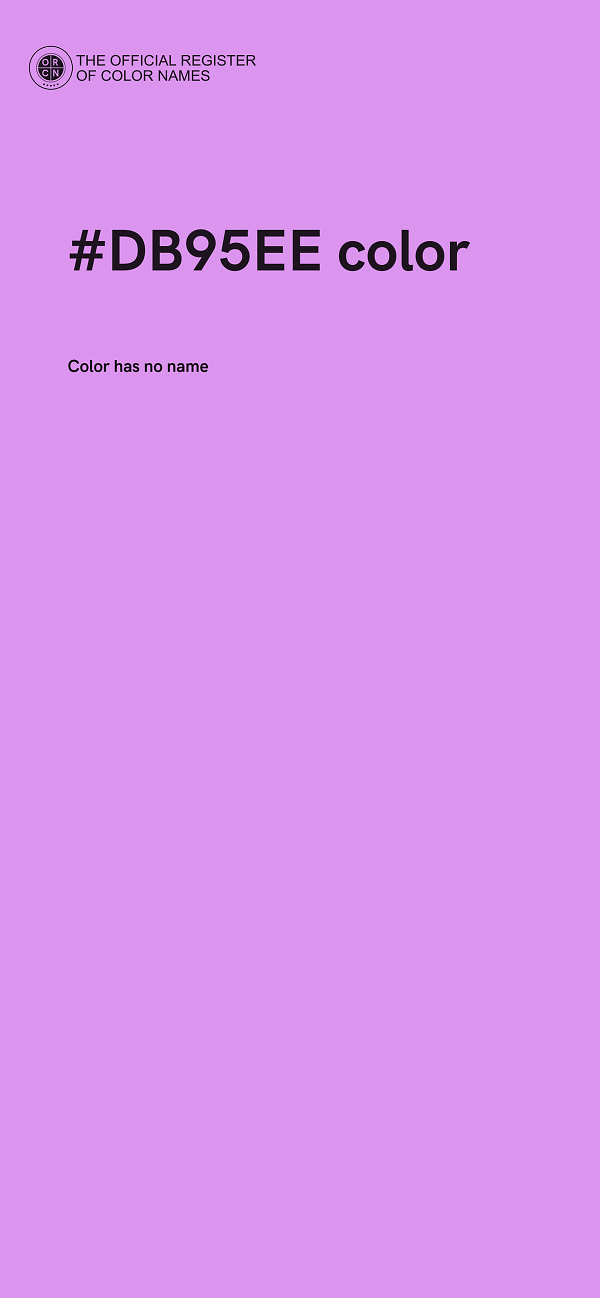 #DB95EE color image
