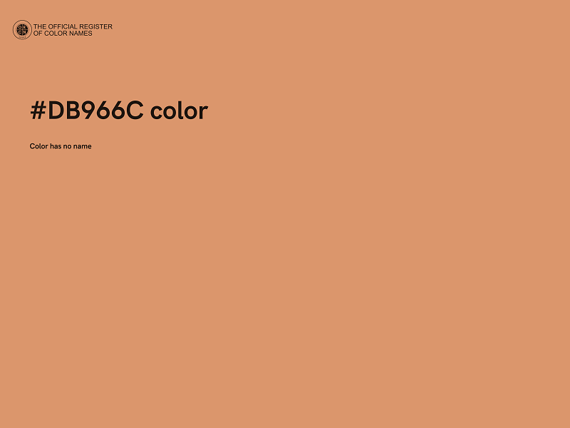 #DB966C color image