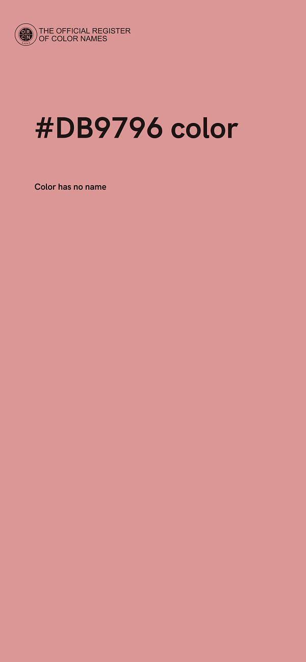 #DB9796 color image