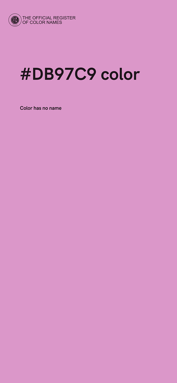 #DB97C9 color image