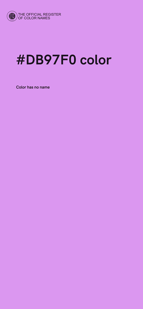 #DB97F0 color image