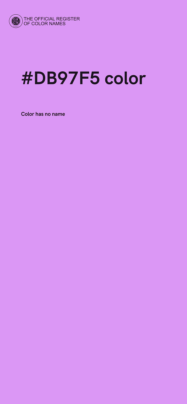#DB97F5 color image