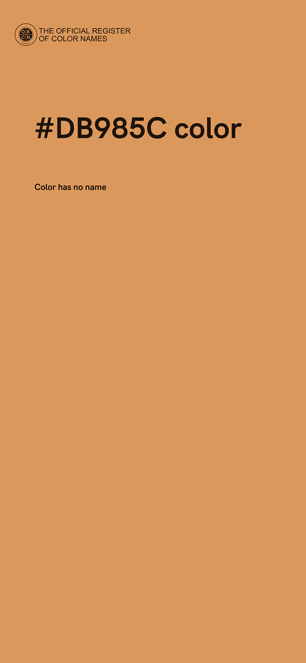 #DB985C color image