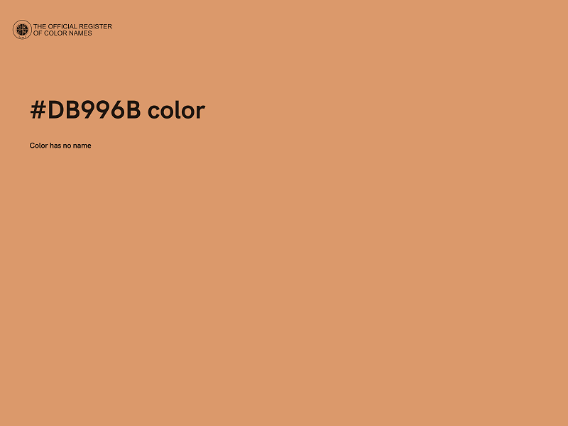 #DB996B color image
