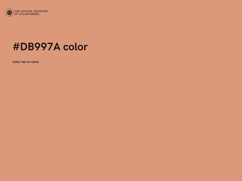 #DB997A color image
