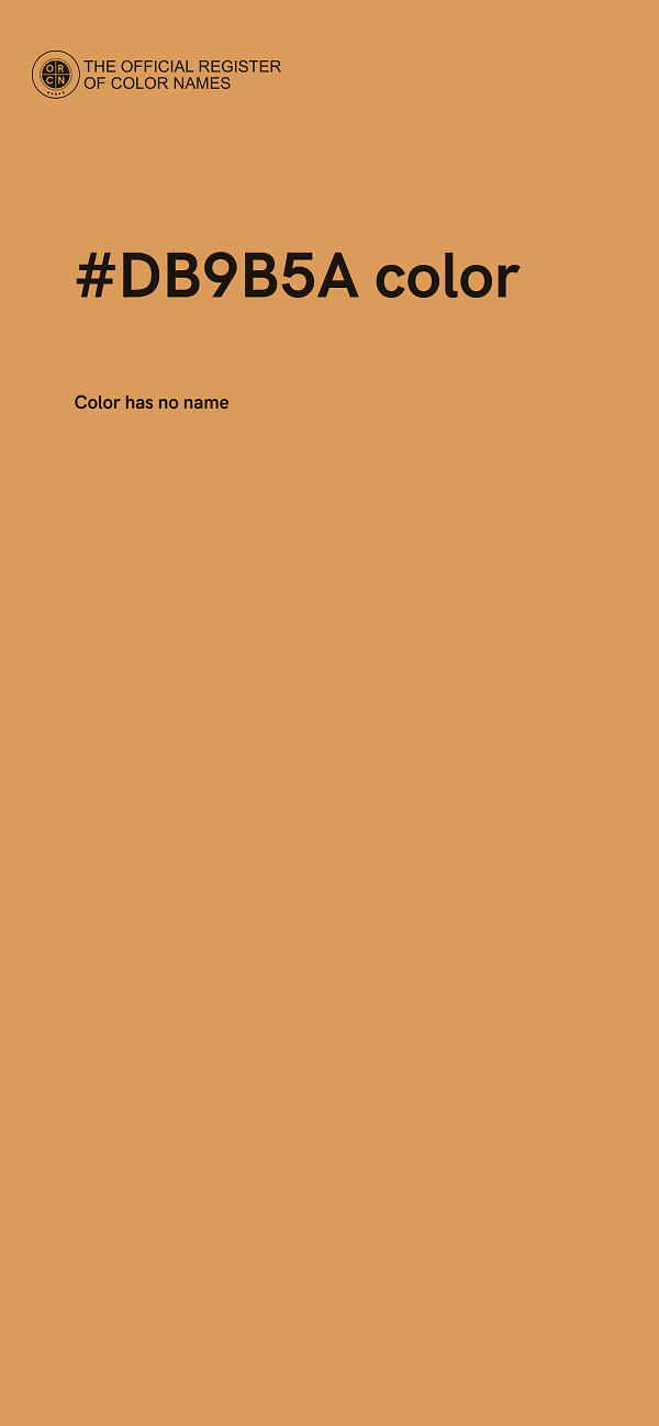 #DB9B5A color image