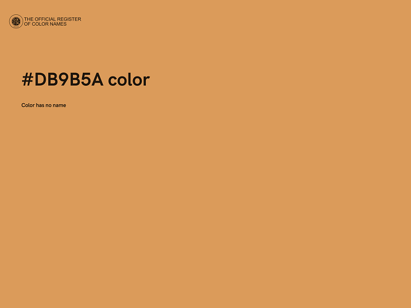#DB9B5A color image