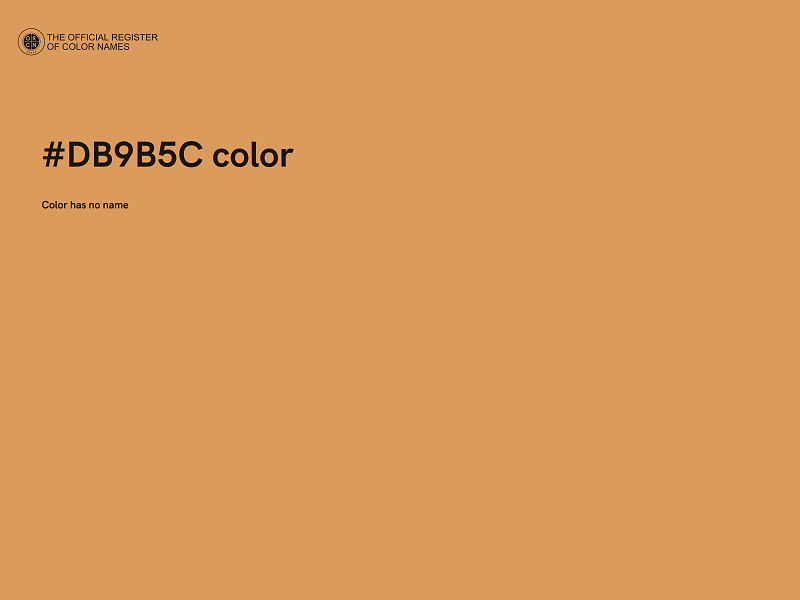 #DB9B5C color image