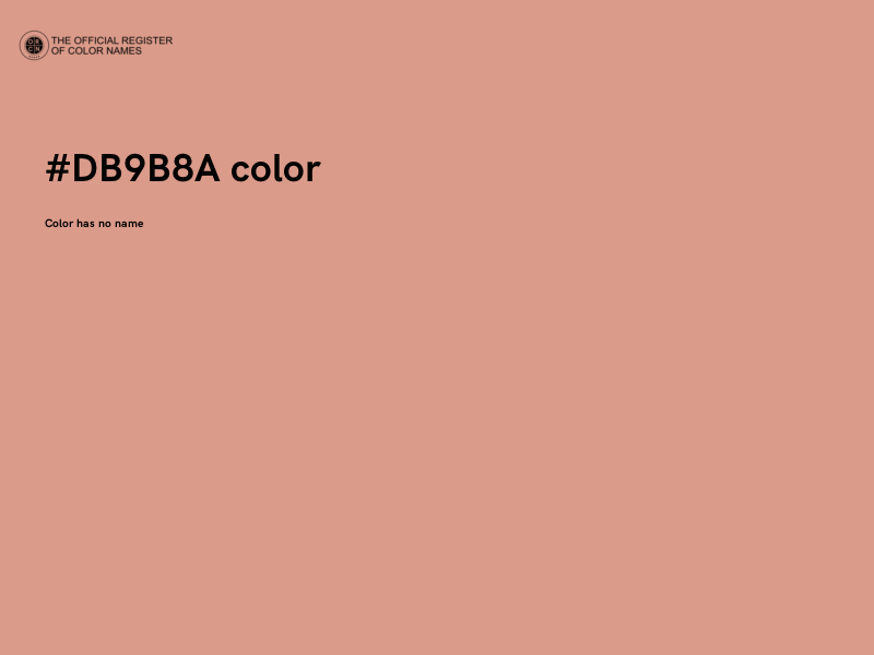 #DB9B8A color image