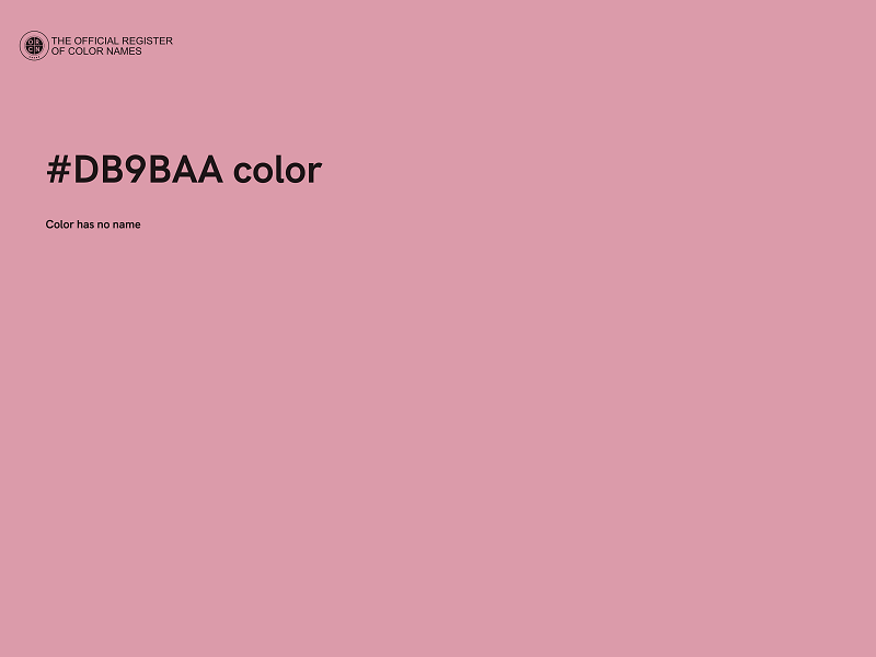 #DB9BAA color image
