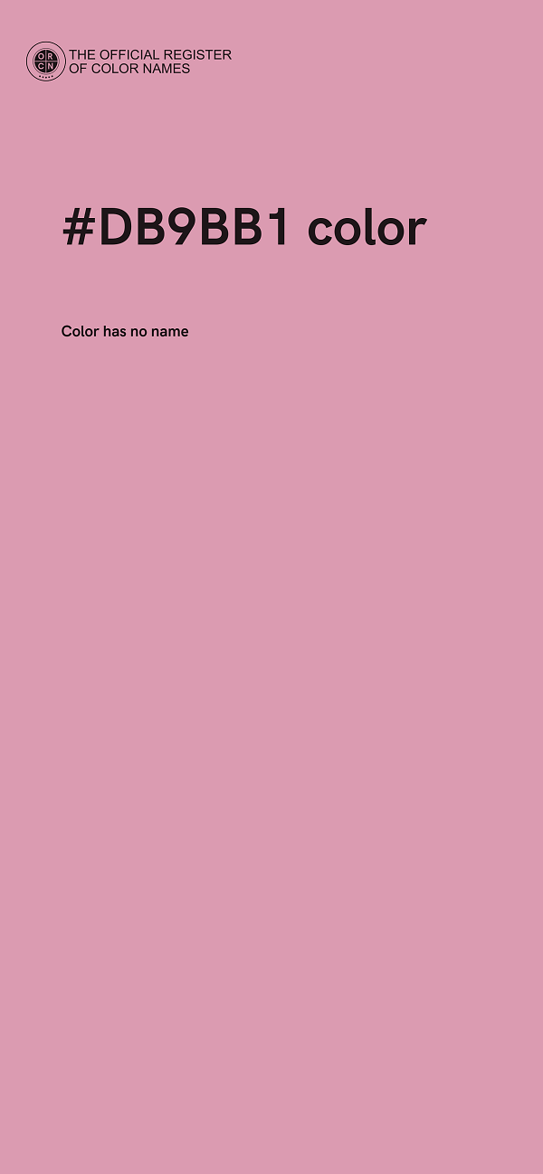 #DB9BB1 color image