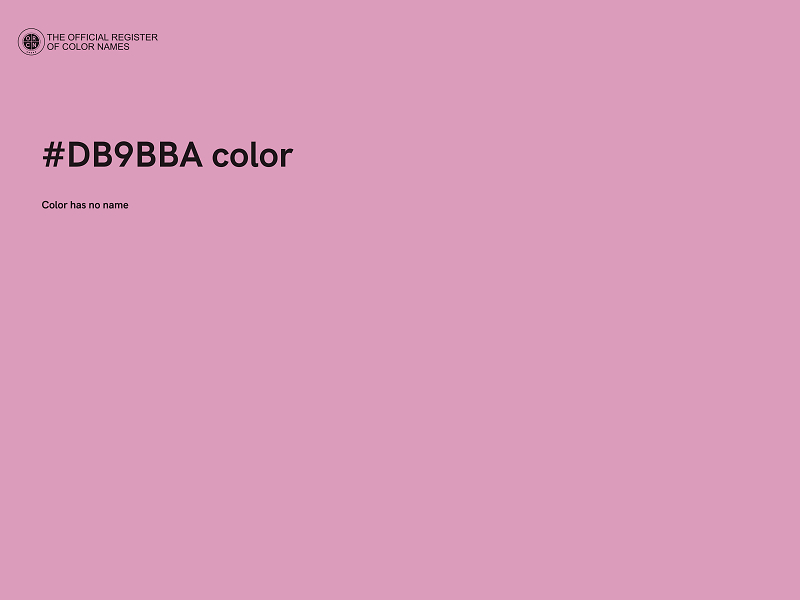 #DB9BBA color image