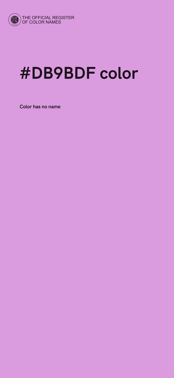 #DB9BDF color image
