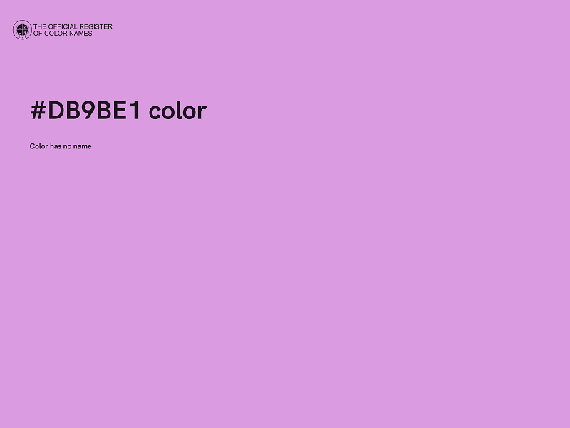 #DB9BE1 color image
