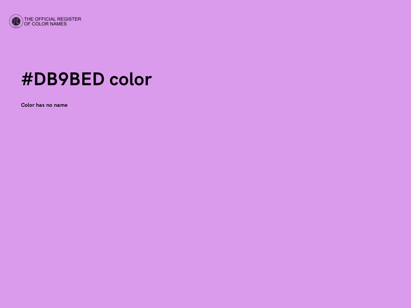 #DB9BED color image