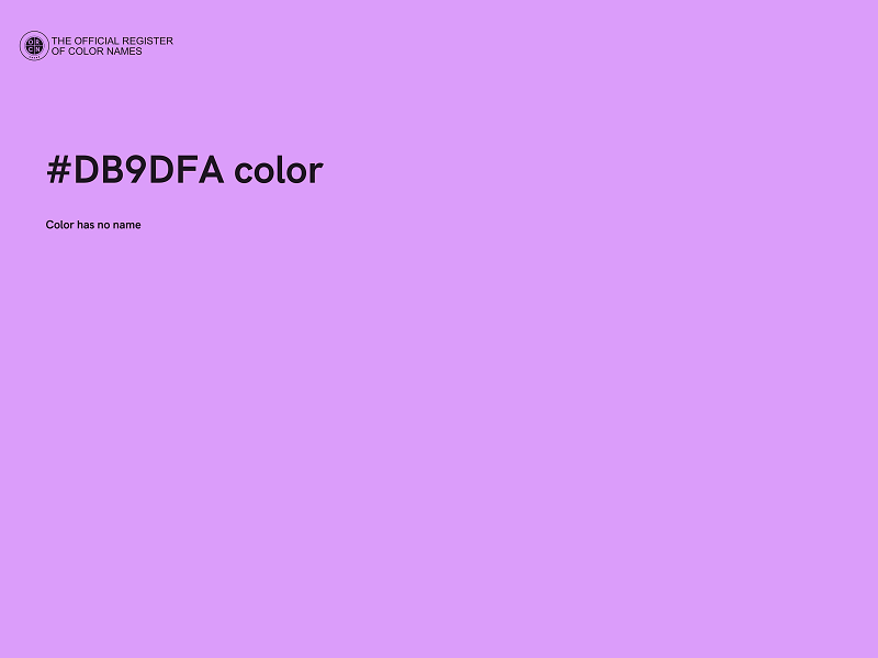 #DB9DFA color image