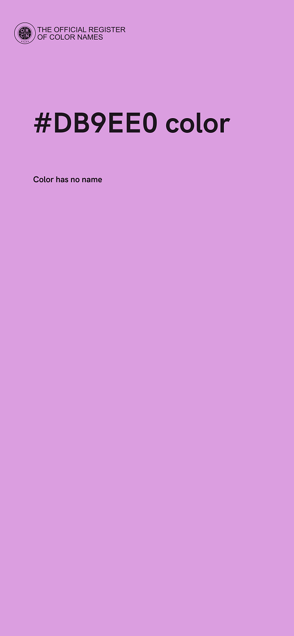 #DB9EE0 color image