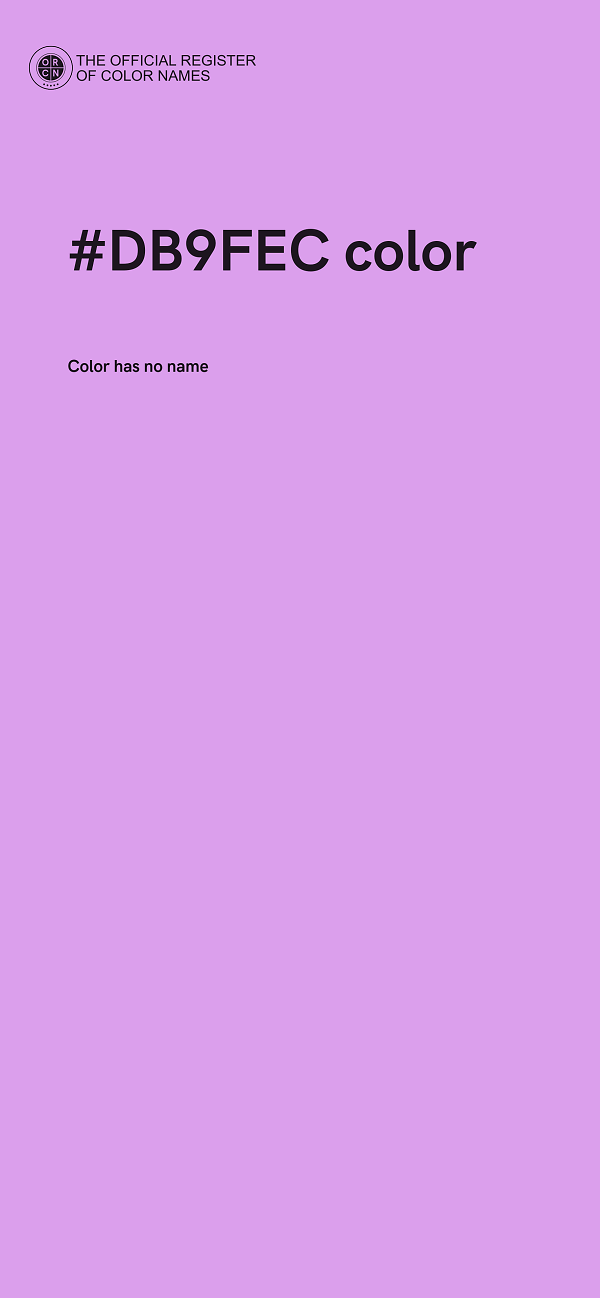 #DB9FEC color image