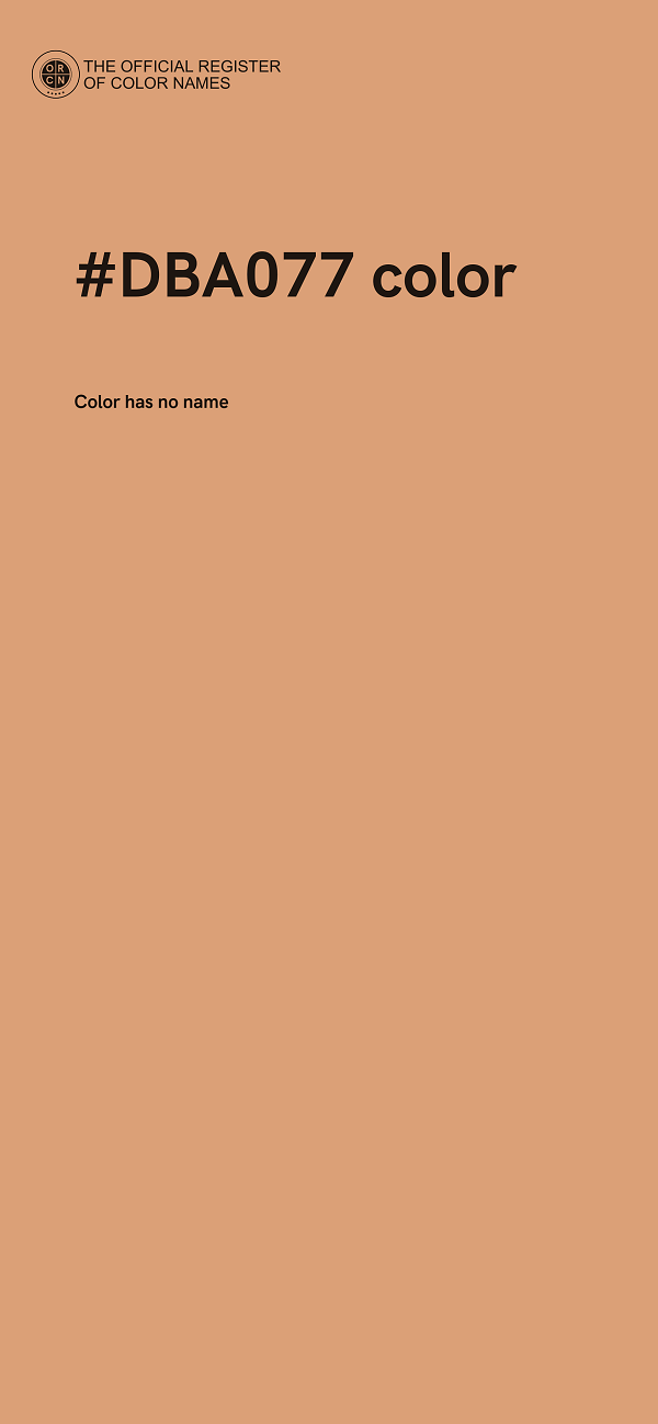 #DBA077 color image