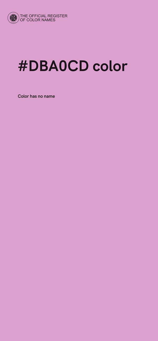 #DBA0CD color image