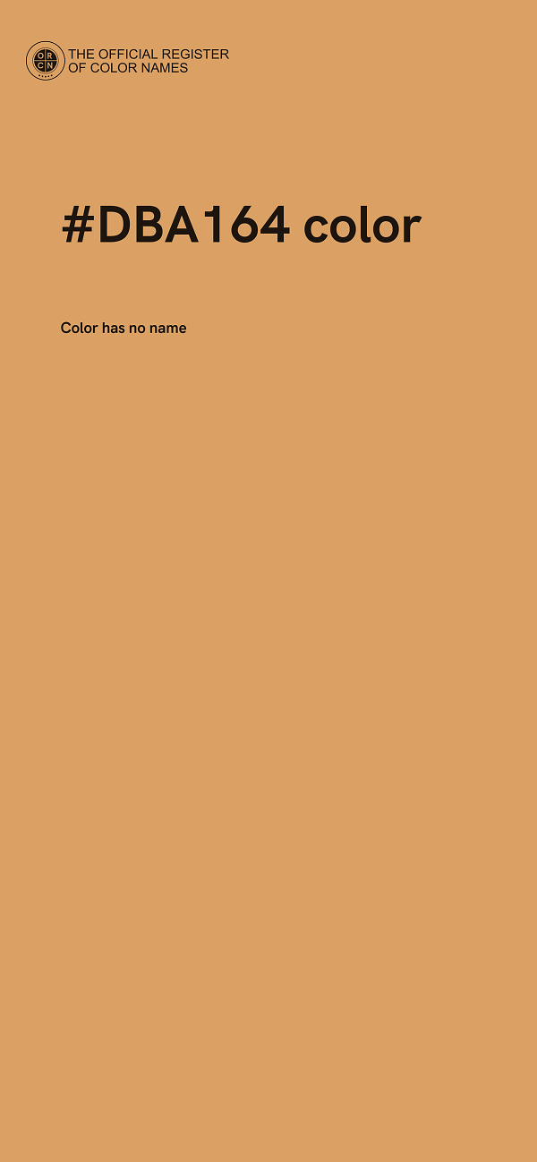#DBA164 color image